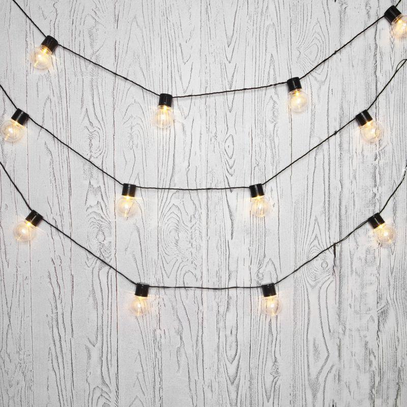 гирлянда светодиодная "лофт" 5м 20led тепл. бел. 1.2вт ip20 провод пвх черн. neon-night 303-066 от BTSprom.by