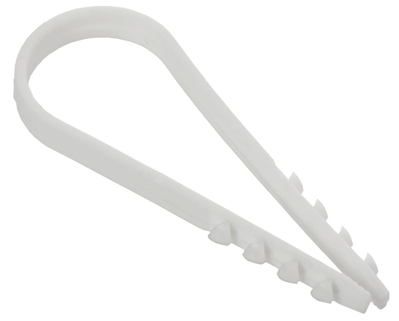 дюбель-хомут 19х25мм для круглого кабеля нейлон бел. (уп.100шт) generica udh13-19-25-100-k01-g от BTSprom.by
