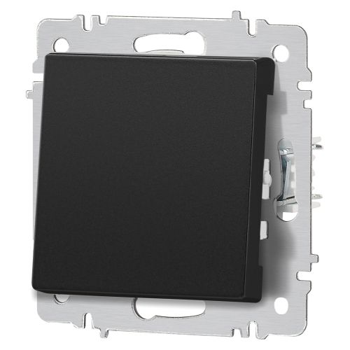  Выключатель 1-кл. СП Accent 6-101-05 10А IP20 250В AL/CU антрацит Intro Б0063458 фото в каталоге от BTSprom.by