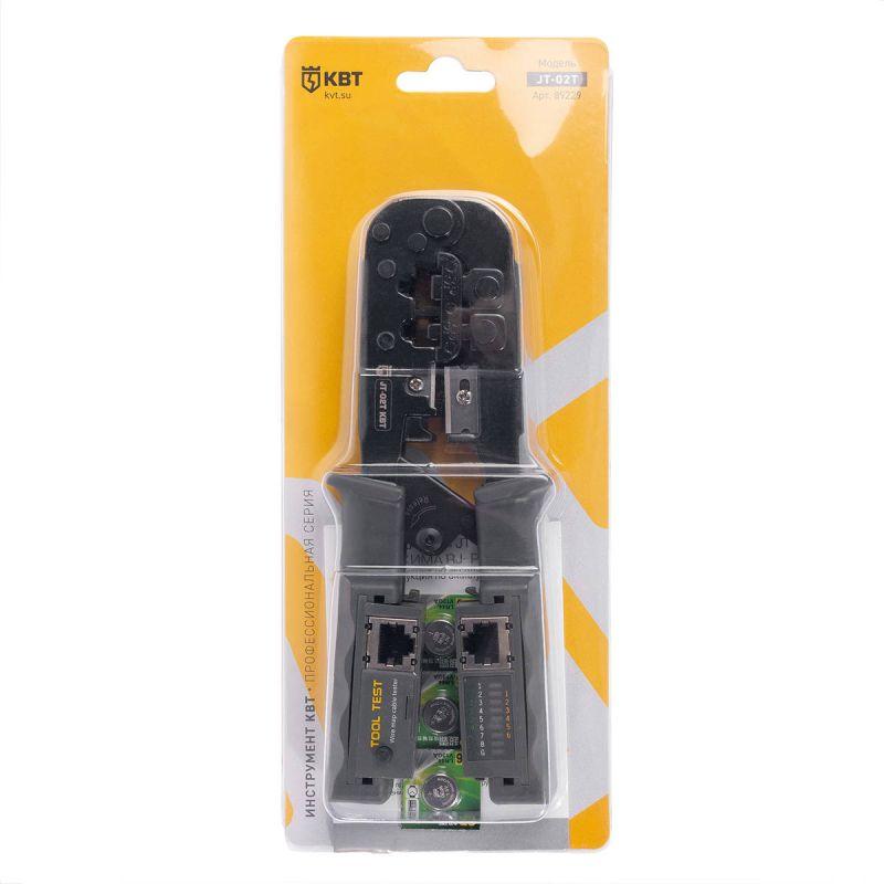  Пресс-клещи для RJ разъемов JT-02T КВТ 89229 фото в каталоге от BTSprom.by