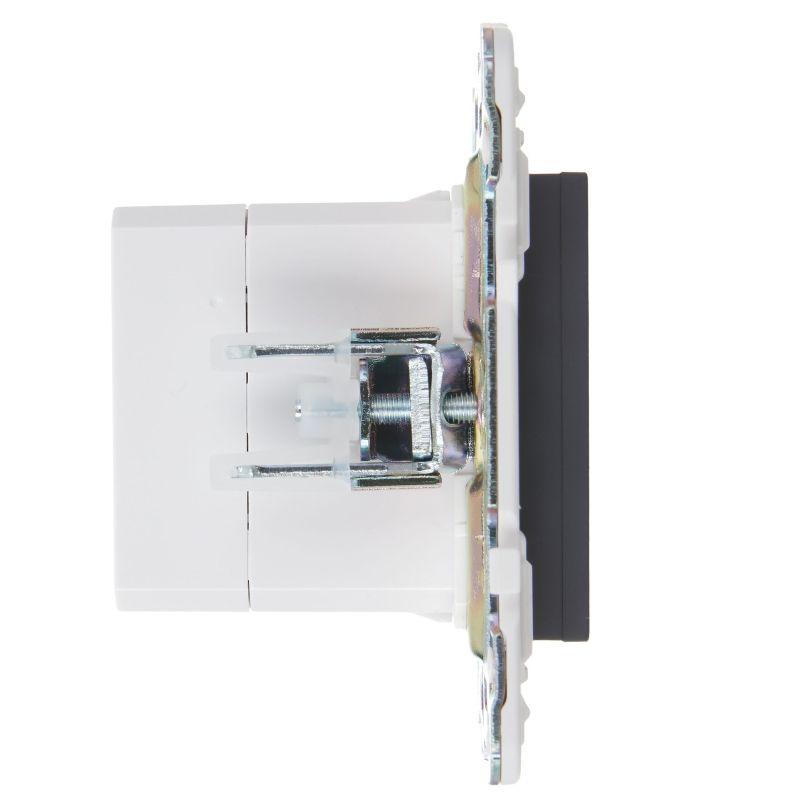  Розетка USB A+C 3.1А SKANDY SK-R14T титан IEK SK-U22-D31-K48 фото в каталоге от BTSprom.by