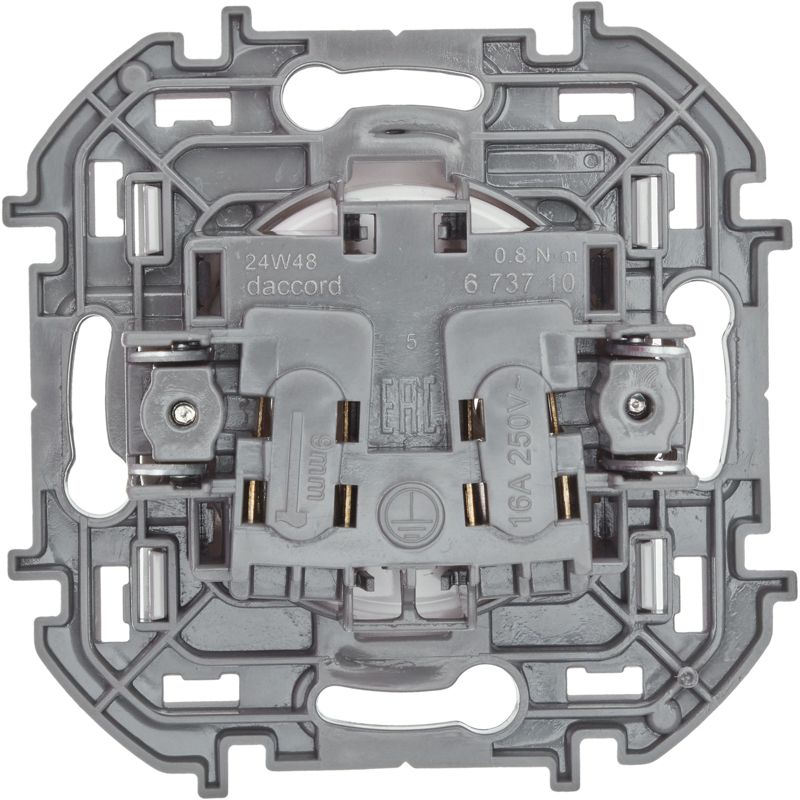  Розетка 1-м СП Inspiria 16А IP20 250В 2P механизм бел. IEK 673710 фото в каталоге от BTSprom.by