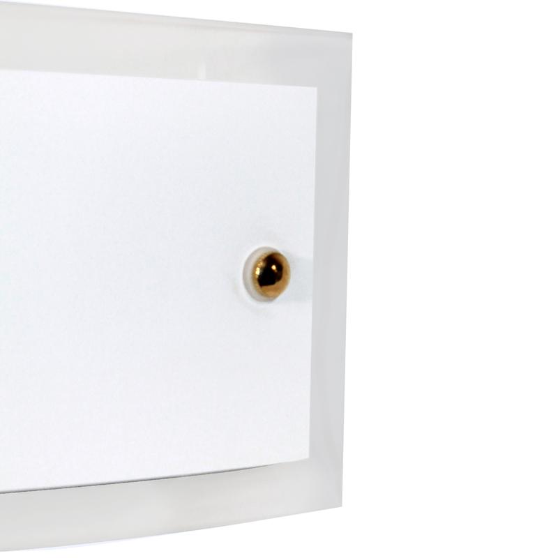  Светильник НББ 07-2х40-002 М76 "Консул" 400х120 матов. бел./держ. винт зол. (инд. упак.) Элетех 1005205421 фото в каталоге от BTSprom.by