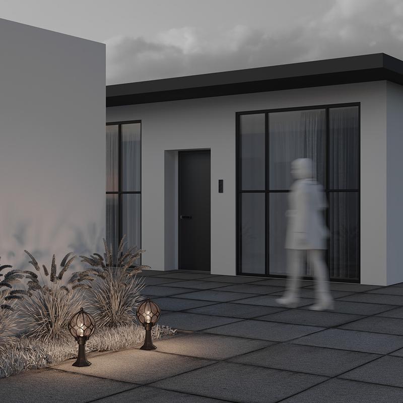  Светильник Via 1х60Вт E27 IP44 ландшафтный Maytoni O024FL-01G фото в каталоге от BTSprom.by