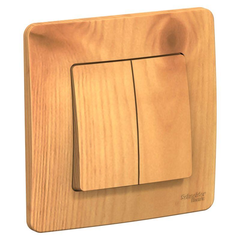 выключатель 2-кл. сп blanca 10а ip20 (сх. 5) 250в ясень se blnvs010505 от BTSprom.by