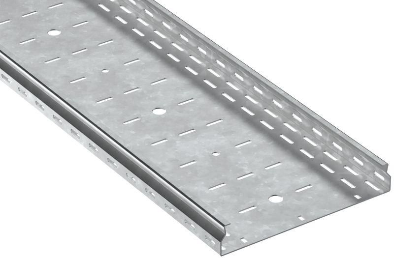 Лоток листовой перфорир. 50х300 L2000 сталь 2.0мм HDZ ESCA 7 IEK CLP10-050-300-200-2-HDZ от BTSprom.by