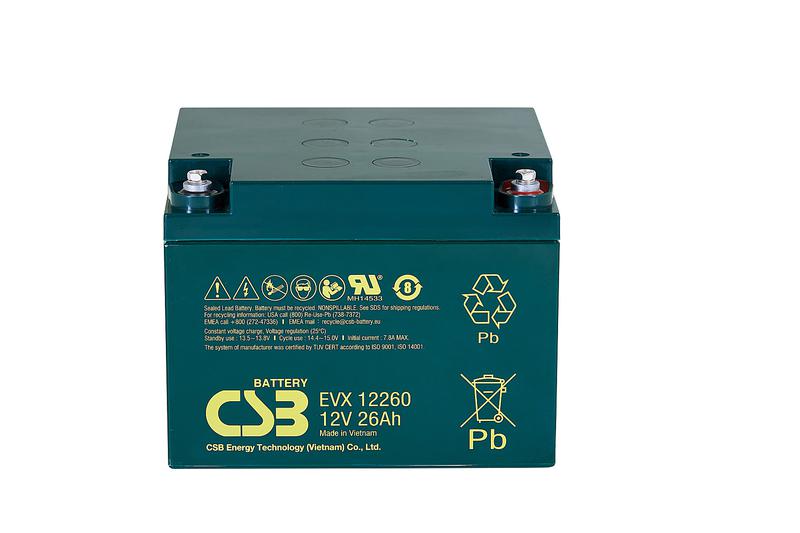 аккумулятор 12в 26а.ч csb evx12260 i csb от BTSprom.by