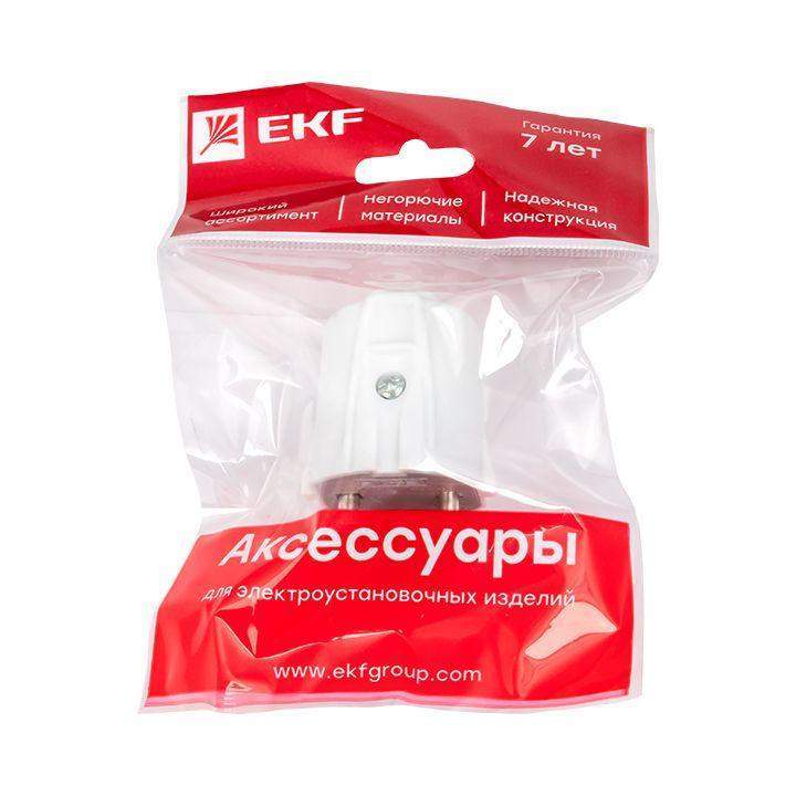 вилка прямая 10а 250в без заземл. бел. proxima ekf avp10-10-r от BTSprom.by