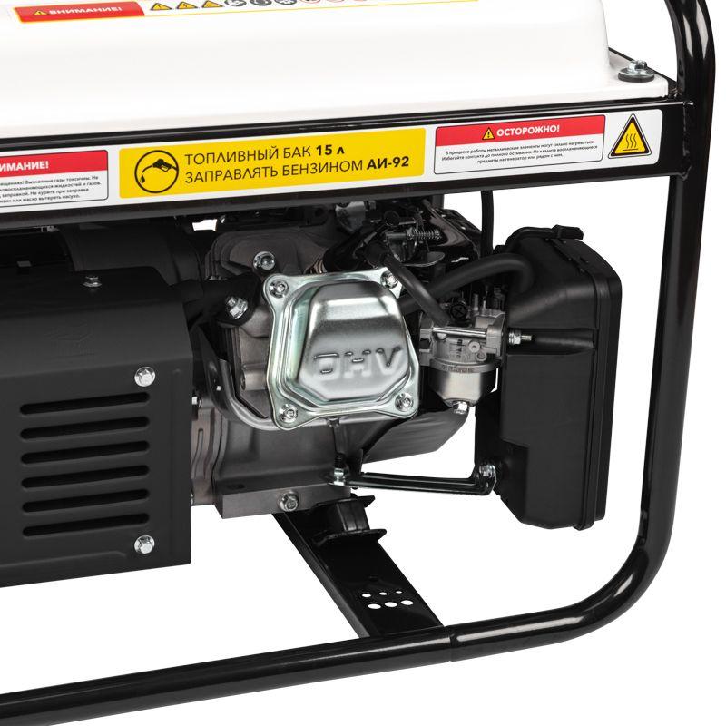  Генератор бензиновый KR3300 3.3кВт 230В 15л ручной стартер KRANZ KR-16-1133 фото в каталоге от BTSprom.by