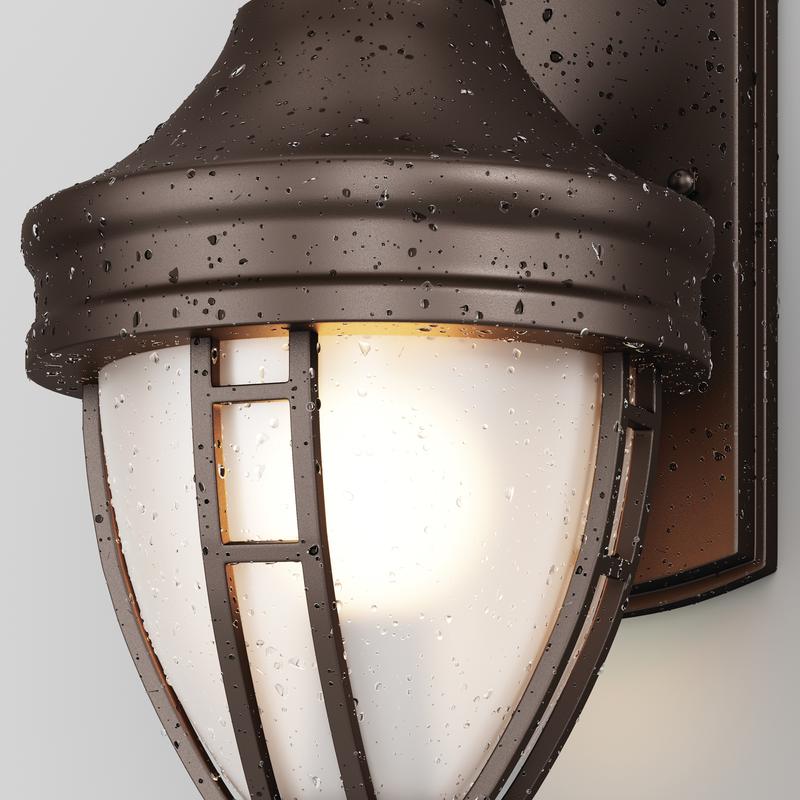  Светильник Rivoli 1х60Вт E27 IP44 бра настен. Maytoni O027WL-01B фото в каталоге от BTSprom.by