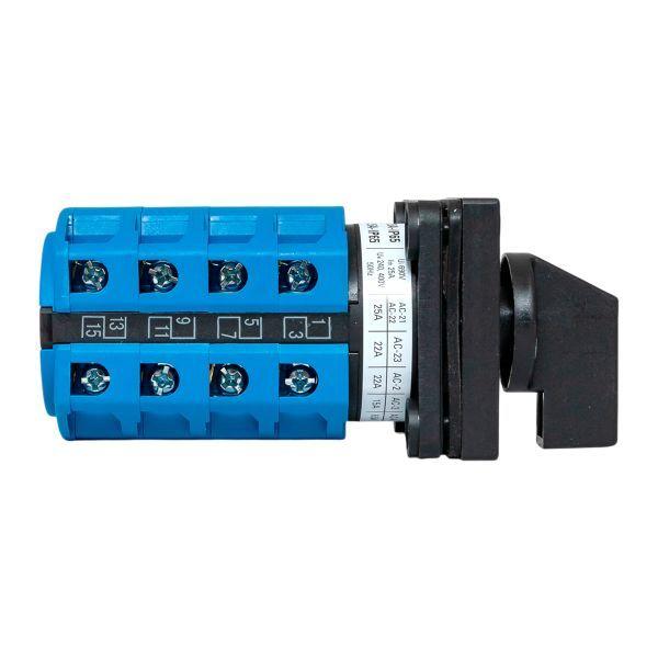  Переключатель кулачковый ПК-1-24 4п 25А "1-0-2" IP65 EKF pk-1-24-25-65 фото в каталоге от BTSprom.by