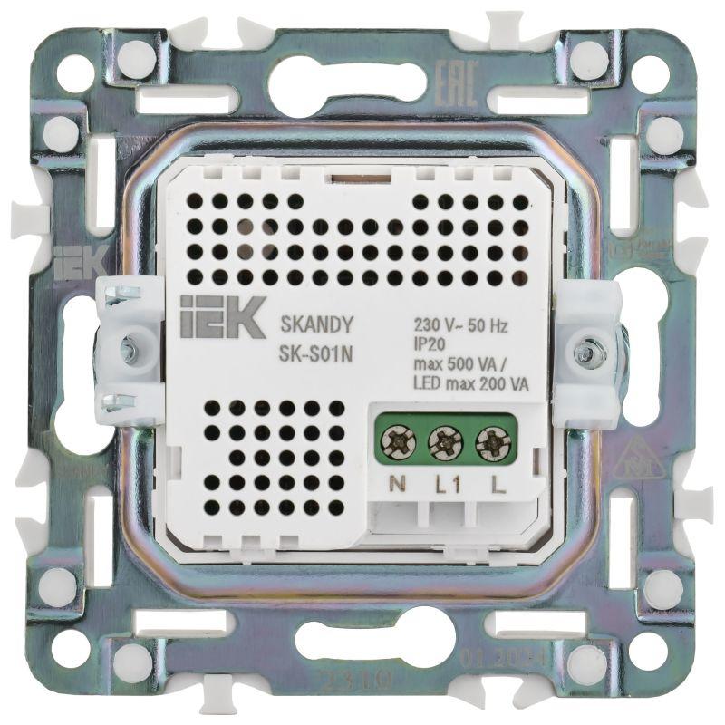  Датчик движения SKANDY SK-S01N никель IEK SK-MS10-N-150-05-K50 фото в каталоге от BTSprom.by