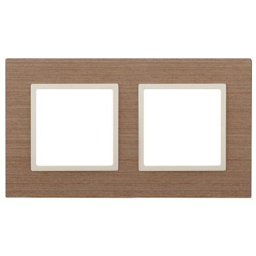 рамка 2-м 14-5302-07 дерево elegance ясень+сл. кость эра б0034572 от BTSprom.by рамка 2-м 14-5302-07 дерево elegance ясень+сл. кость эра б0034572 от BTSprom.by