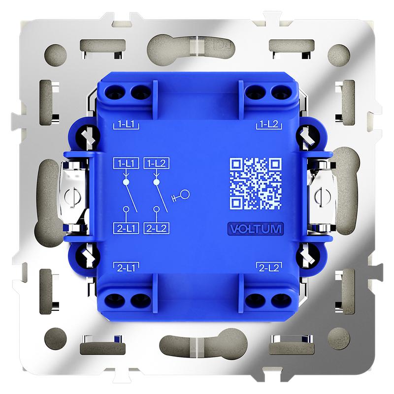  Выключатель 2-кл. СП S70 10А механизм шелк Voltum VLS020104 фото в каталоге от BTSprom.by
