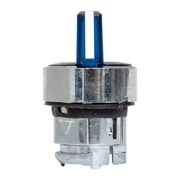  Механизм переключателя исполнительный XB4 IP65 на 2 положения с фиксацией с подсветкой с короткой ручкой син. EKF XB4BD2FL-B-65 фото в каталоге от BTSprom.by