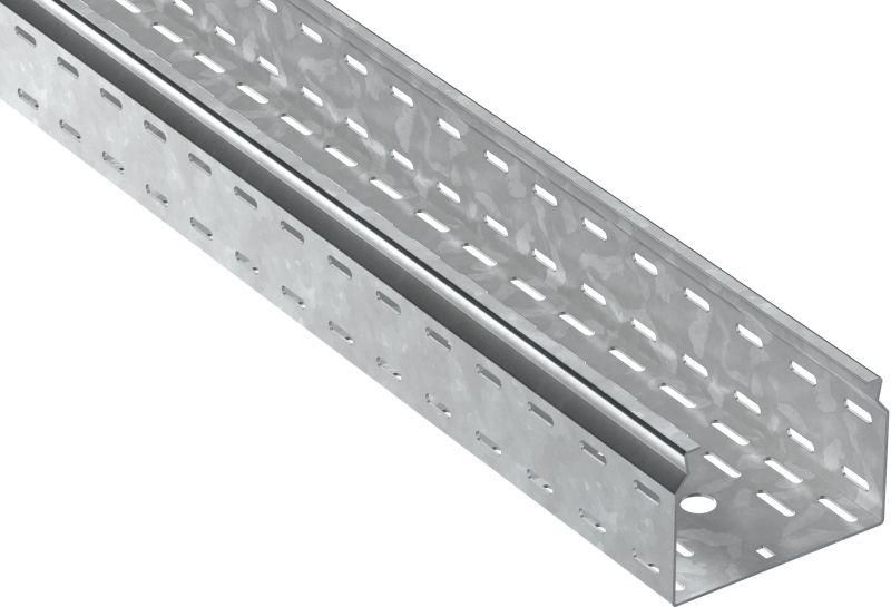 Лоток листовой перфорир. 100х150 L3000 сталь 1.5мм HDZ ESCA 7 IEK CLP10-100-150-150-3-M-HDZ от BTSprom.by