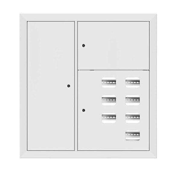 щит этажный 7кв. слаботочка слева ral9003 (1000х950х160) proxima ekf mb29-v-7z-ral9003 от BTSprom.by