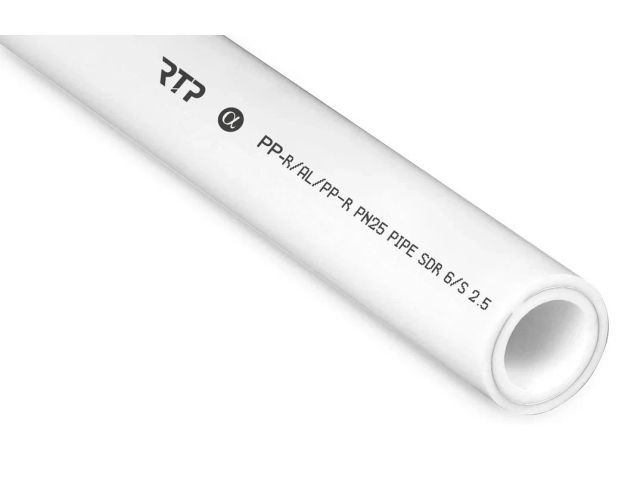 труба пп стекловолокно 32х5,4 pn25 бел. 2м ртп (ростурпласт) 10353 от BTSprom.by