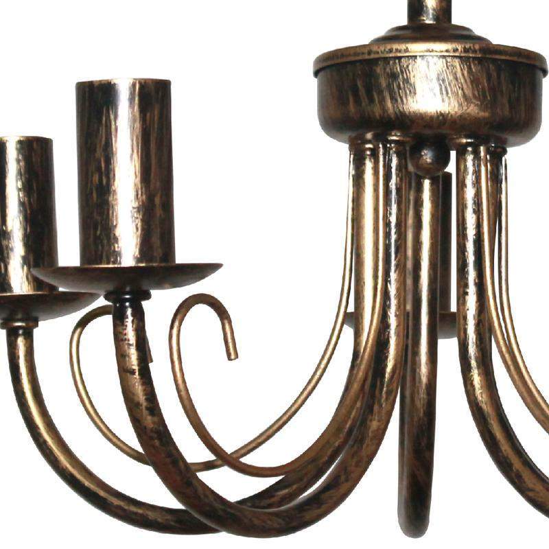  Светильник "Рустика" 253 бронза НСБ 01-5х60-123 E14 (инд.упак.) Элетех 1005404246 фото в каталоге от BTSprom.by