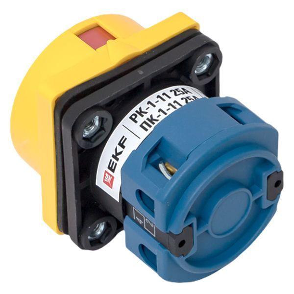  Переключатель кулачковый ПК-1-11 25А 1п "0-1" с блокировкой IP65 PROxima EKF pk-1-11-25-a65 фото в каталоге от BTSprom.by