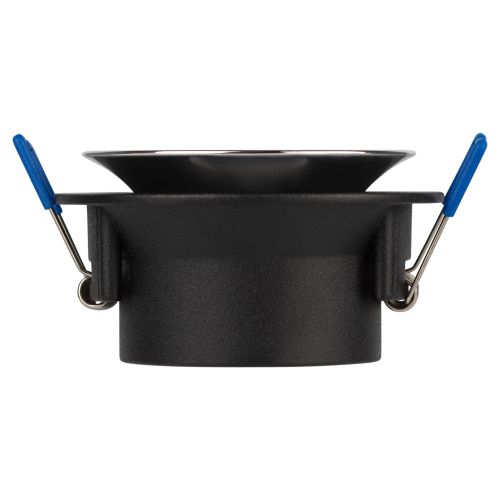  Светильник декоративный KL103 BK/CH MR16 GU5.3 встраив. черн. хром ЭРА Б0056355 фото в каталоге от BTSprom.by