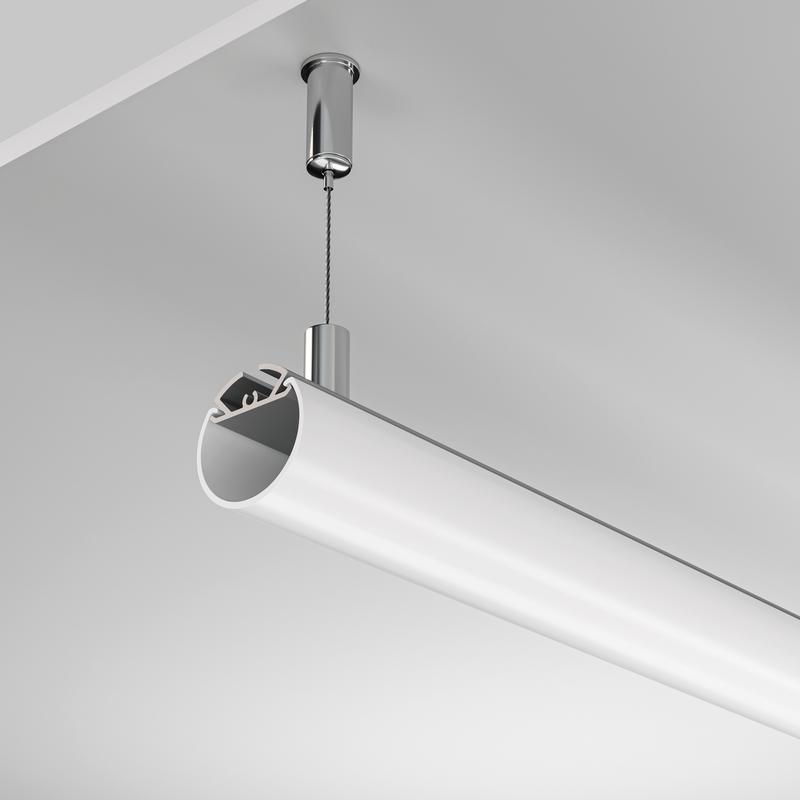  Профиль алюминиевый подвесной D30 Maytoni ALM-D30-S-2M фото в каталоге от BTSprom.by