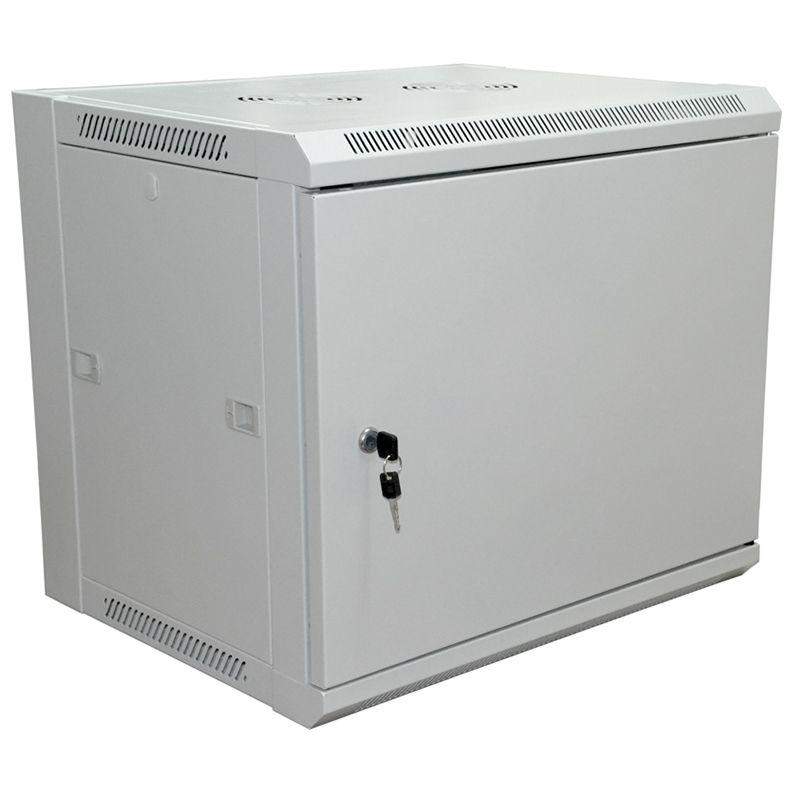 шкаф настенный 19дюйм 12u 600х600х635мм (шхгхв) передняя дверь металл боковые стенки съемные (разобранный) ral7035 rexant 04-2232 от BTSprom.by