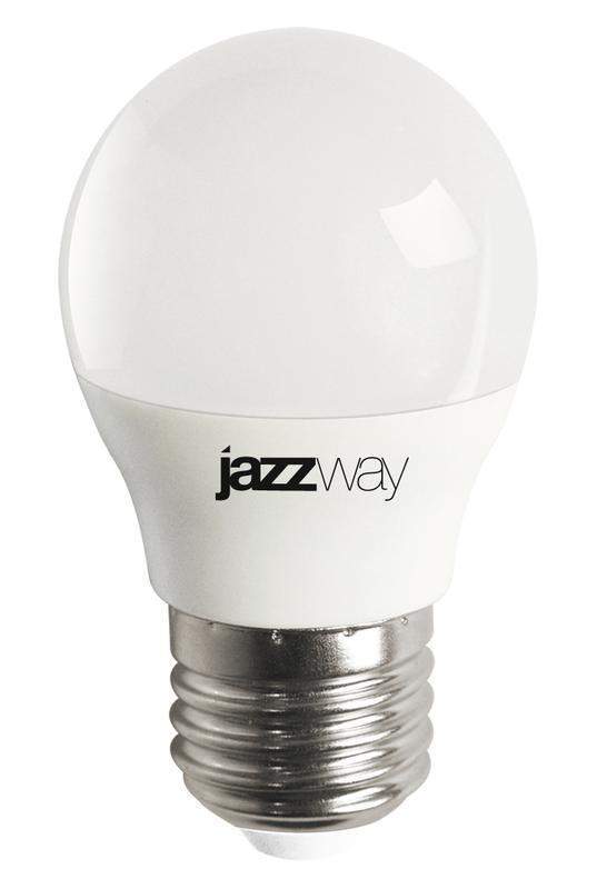 лампа светодиодная pled-lx 8вт g45 шар 4000к нейтр. бел. e27 jazzway 5025301 от BTSprom.by