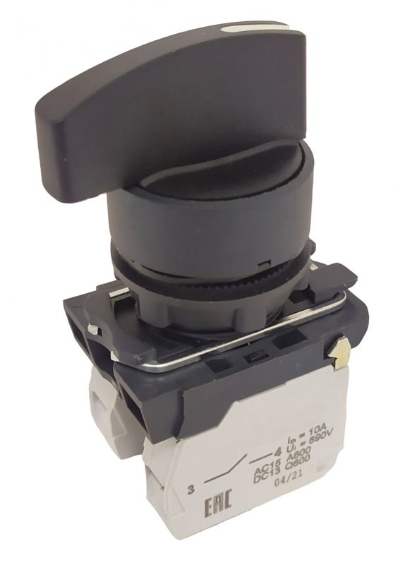 переключатель кпе 2540 -д ухл2 4но+0нз удлиненная ручка с фиксацией на 3 положения ip54 черн. электротехник et099208 от BTSprom.by