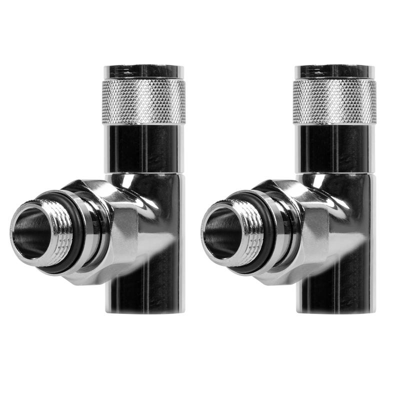  Набор дизайн-вентилей PIANO угловой 1/2дюйм хром Royal Thermo НС-1144294 фото в каталоге от BTSprom.by