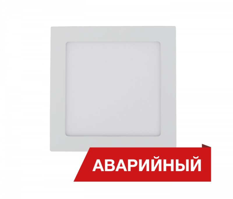 светильник светодиодный downlight square 22/1700 1700лм 22вт 4000к ip40 0.95pf 80ra кп<1 аварийн. diora ddls20-a от BTSprom.by