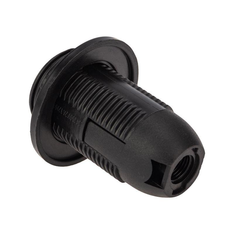  Патрон пластиковый термостойкий подвесной с кольцом E14 черн. Rexant 11-8827 фото в каталоге от BTSprom.by