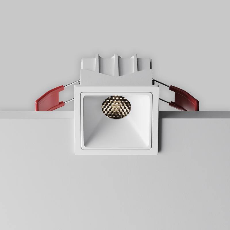  Светильник Alfa LED 10Вт 4000К 60град. встраив. Maytoni DL043-01-10W4K-SQ-W-1 фото в каталоге от BTSprom.by