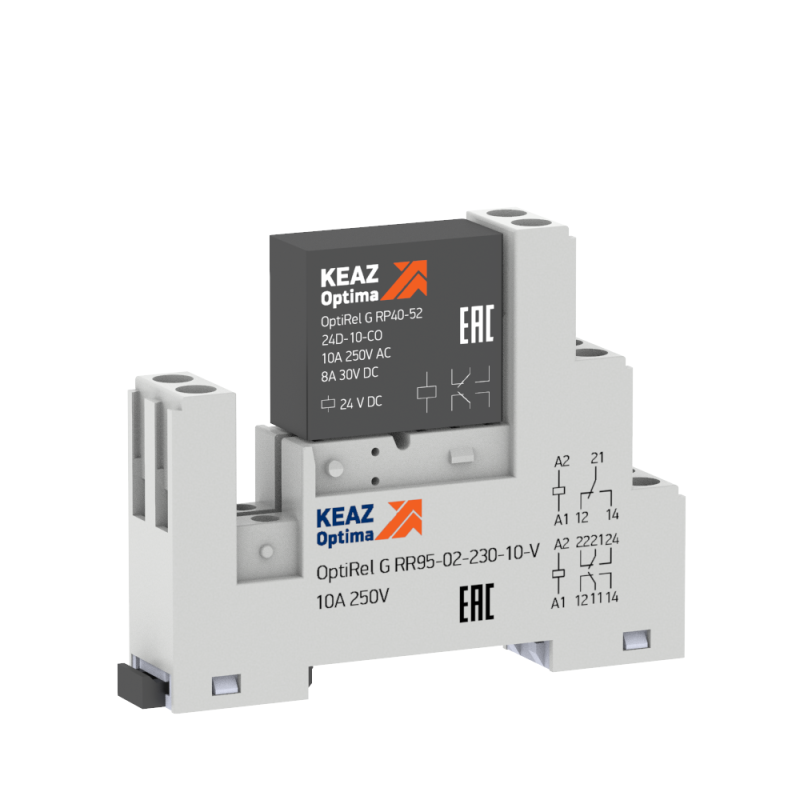 модуль релейный optirel g rm48-52-12d-10-v-co кэаз 281001 от BTSprom.by