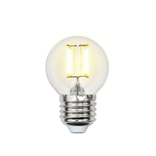 лампа светодиодная led-g45-6вт ww e27 cl pls02wh картон uniel ul-00000196 от BTSprom.by