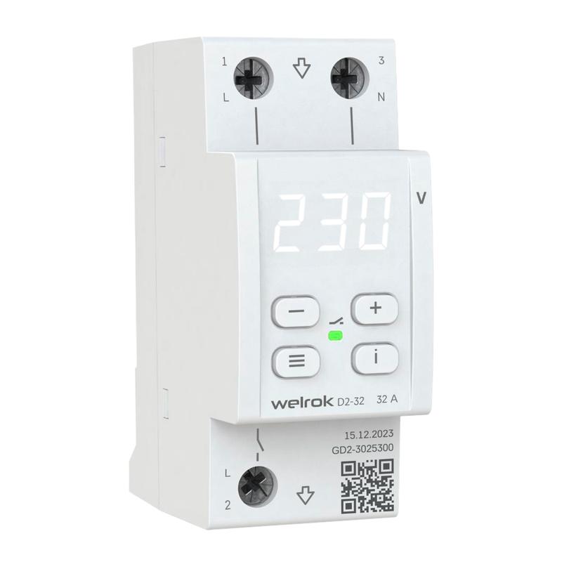 реле напряжения d2-32 welrok 4660251140076 от BTSprom.by