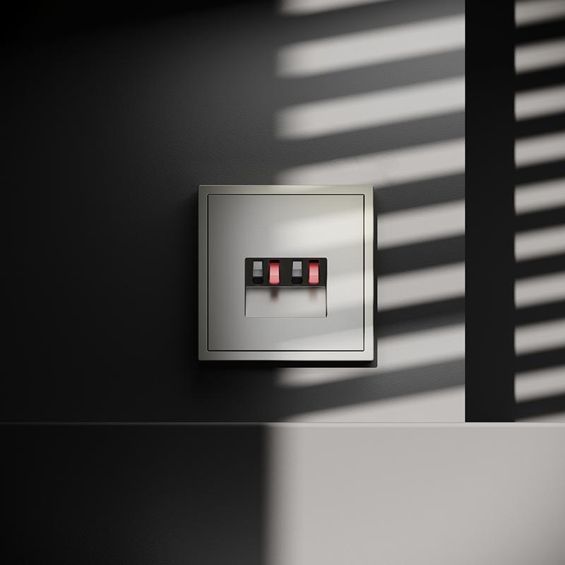  Розетка акустическая 4-м СП S70 механизм шелк Voltum VLS060304 фото в каталоге от BTSprom.by