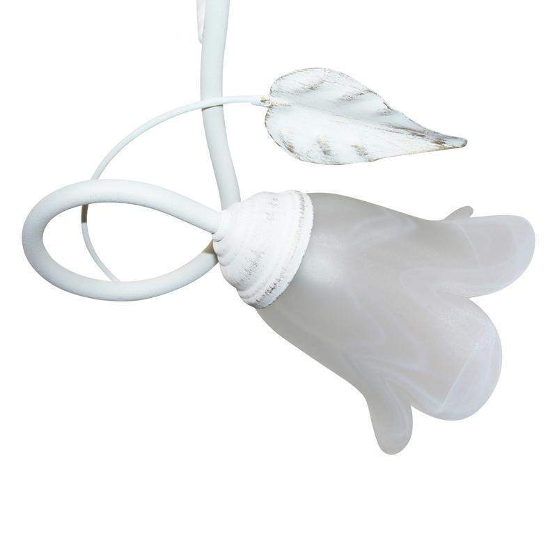  Светильник "Бонни" 131 (плафон Ландыш) НПБ 01-3х60-205 Е14 [ИМ] потолочн. бел. зол. Элетех 1005405118 фото в каталоге от BTSprom.by