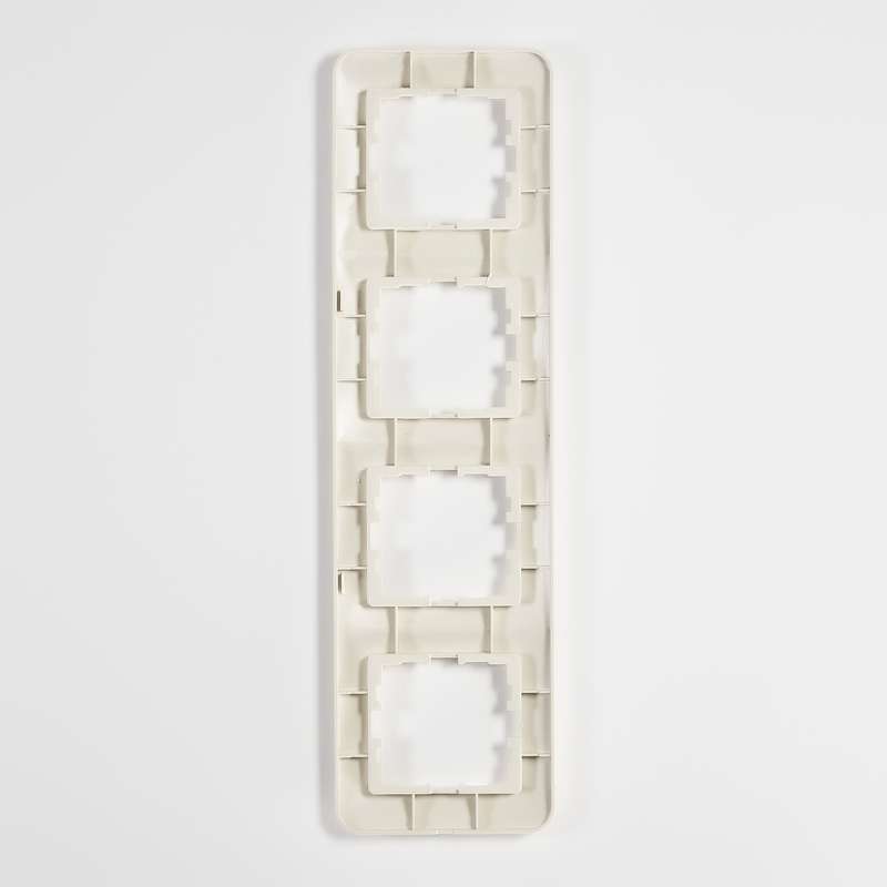  Рамка 4-м Karina Life вертикал. крем. LEZARD 708-0300-154 фото в каталоге от BTSprom.by