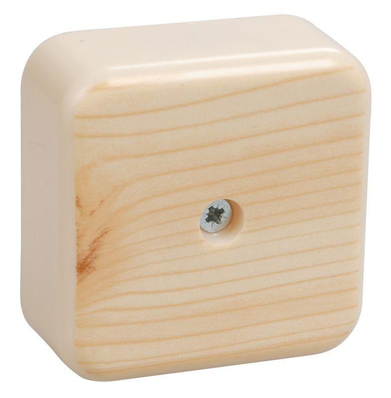 коробка распаячная оп 50х50х20 ip20 км41206-04 (4 клем. 3кв.мм) сосна iek uko10-050-050-020-k34 от BTSprom.by