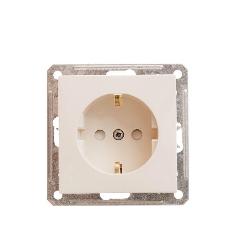 розетка 1-м сп w59 16а ip20 с заземл. защ. шторки механизм сл. кость se rs16-152-2-86 от BTSprom.by