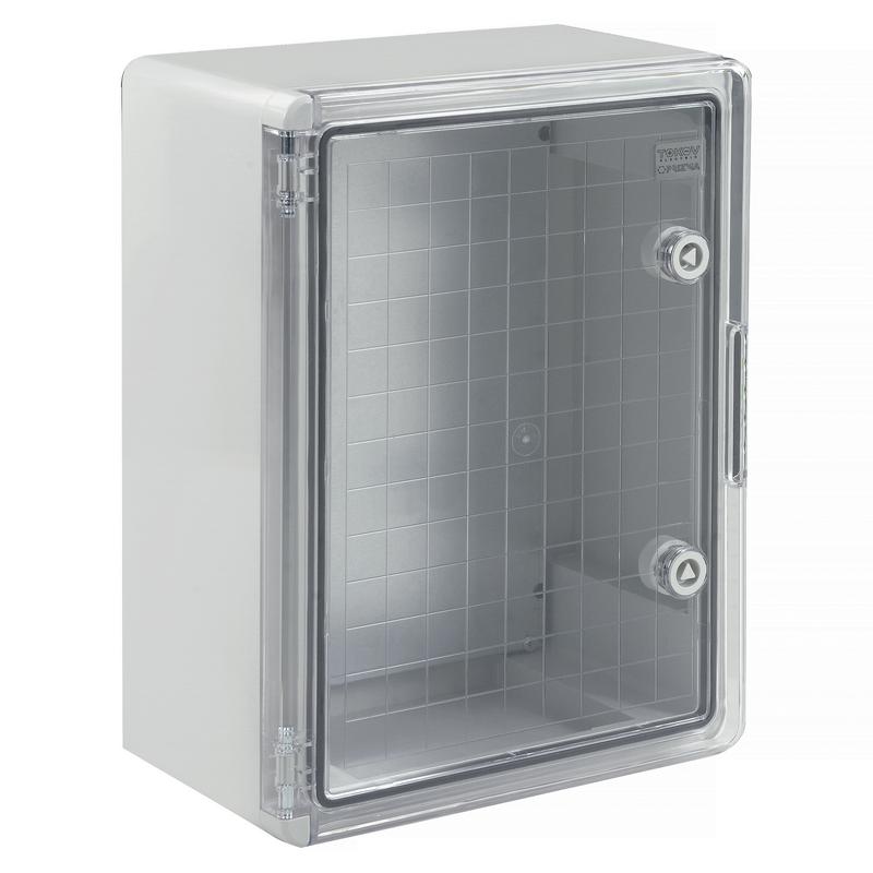 корпус ударопрочный щмпп 400х300х170 ik10 ip65 прозр. дверь абс пластик prizma tokov electric tke-pz-cpb03-ik10-ip65 от BTSprom.by