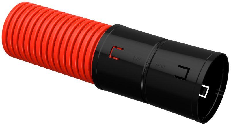 труба гофрированная двустенная пнд гибкая d110мм красн. (уп.100м) iek ctg12-110-k04-100-r от BTSprom.by