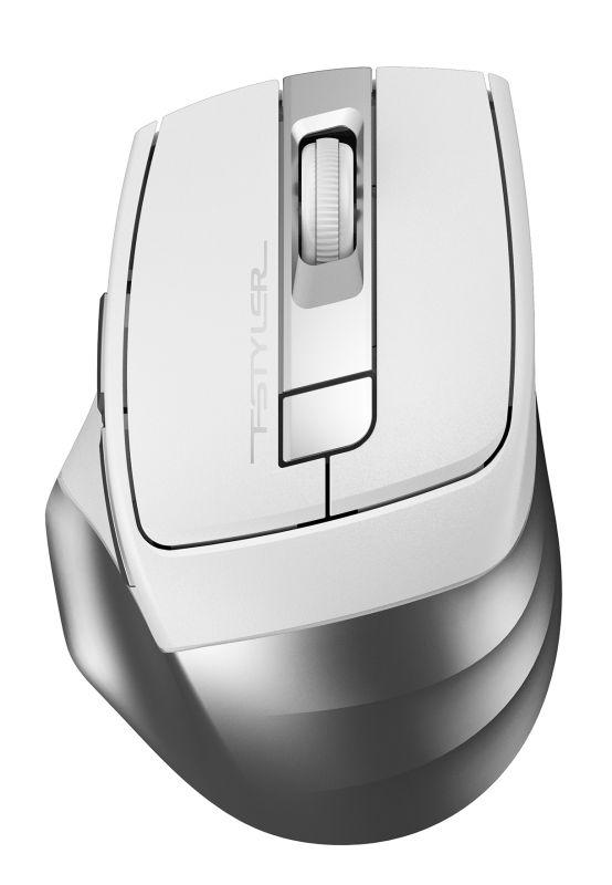 мышь fstyler fg35 серебр./бел. оптическая 2000dpi беспроводная usb 6but fg35 a4tech 1192136 от BTSprom.by