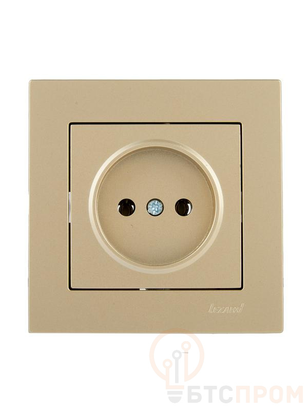 Розетка VESNA без заземл. ПБТ зол. LEZARD 742-3688-121B фото в каталоге от BTSprom.by  Розетка VESNA без заземл. ПБТ зол. LEZARD 742-3688-121B фото в каталоге от BTSprom.by