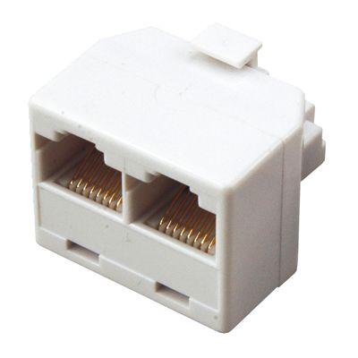 двойник комп. штек.-2 гнезд. 8p-8c (уп.50шт) rexant 03-0102 от BTSprom.by