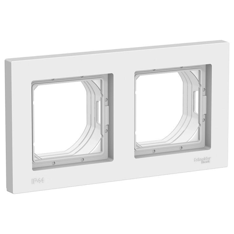рамка 2-м atlasdesign aqua ip44 бел. se atn440102 от BTSprom.by