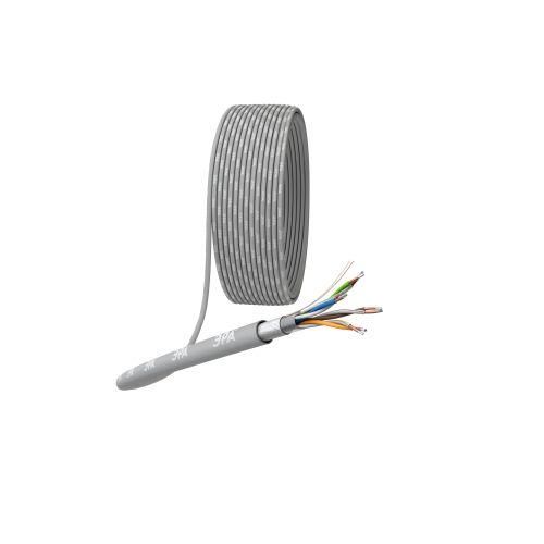 кабель витая пара f/utp кат.5e 4х2х24awg solid cca pvc simple сер. (м) эра б0044440 от BTSprom.by