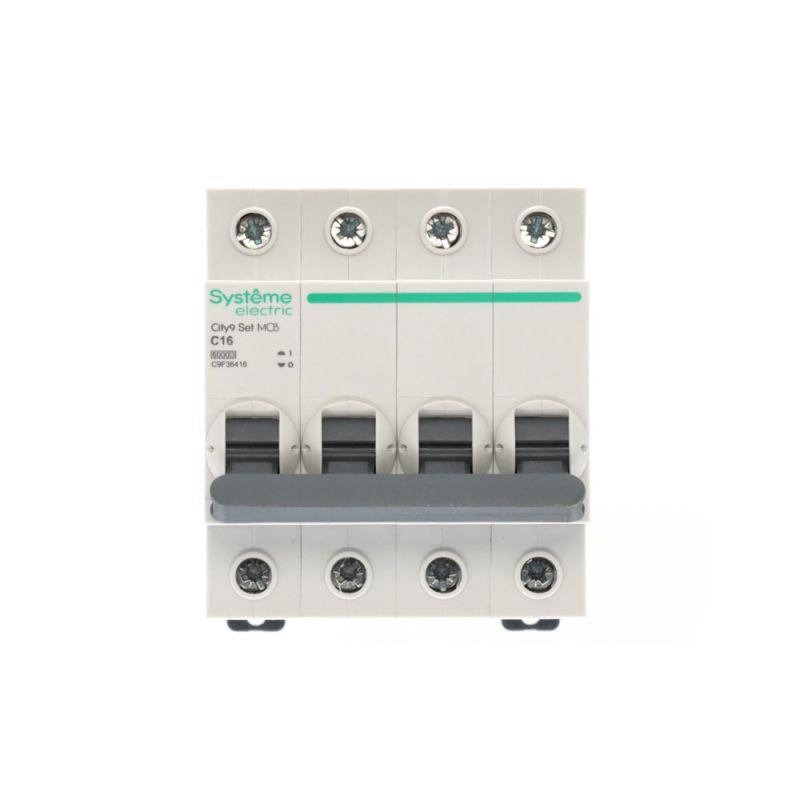 Выключатель автоматический 4п City9 Set (АВ) С 16А 6кА 400В SE C9F36416 фото в каталоге от BTSprom.by
