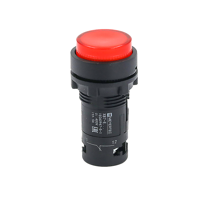 кнопка выступающая с подсветкой 1nс 220в ac ip54 пластик mtb7-ew34626 красн. овен 132722 от BTSprom.by